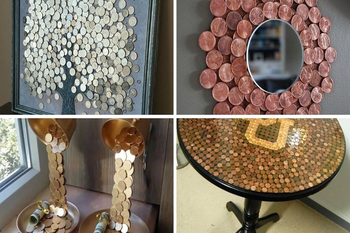 Trasforma le monete inutili in un patrimonio domestico con questo trucco fai-da-te